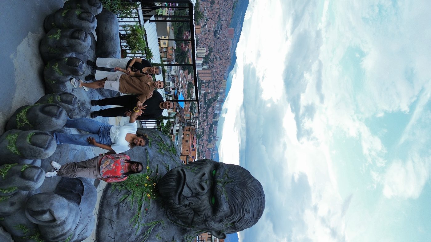 Group photo in Medellín, Colombia